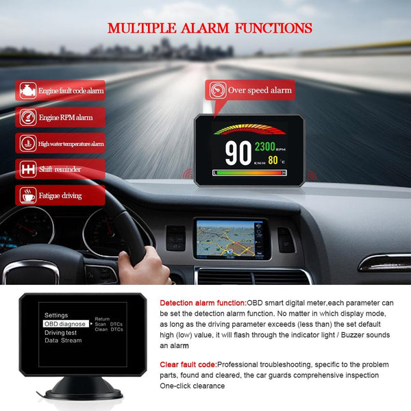 Car Hud Head Up Display Obd2 Code Eliminator Other Instruments & Gauges