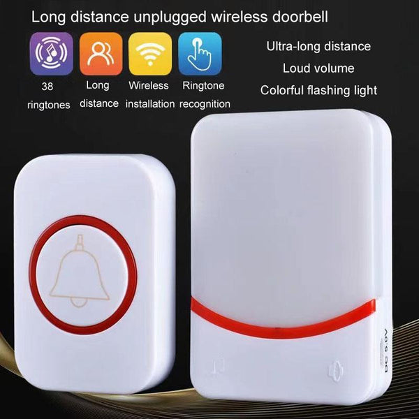 Wireless Doorbell With Remote Control And Flashing Light Cmf1188 21 Smart Doorbells