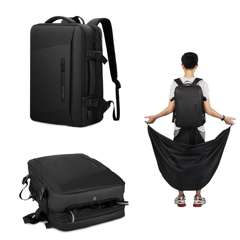 Large Capacity Raincoat Style Oxford Backpack For Men 17.3 Inch Backpacks