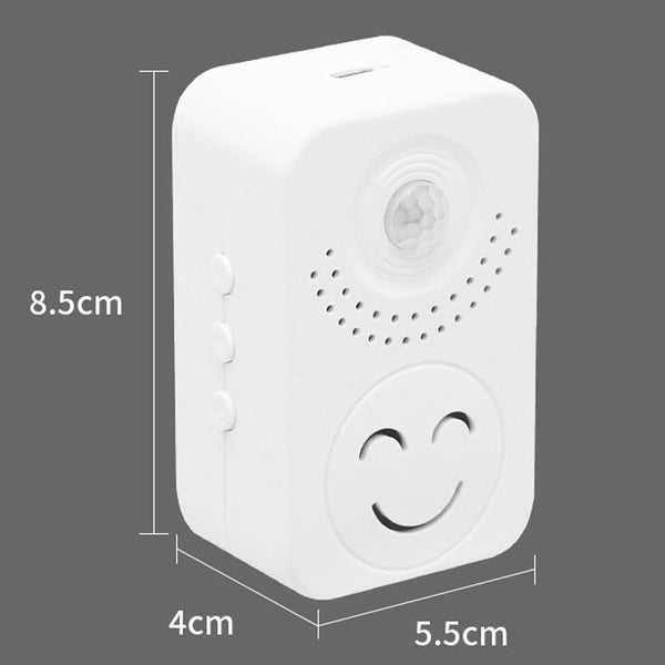 Entrance Voice Broadcaster Small Horn Sensor For Doorbell Use Battery Round Smart Doorbells