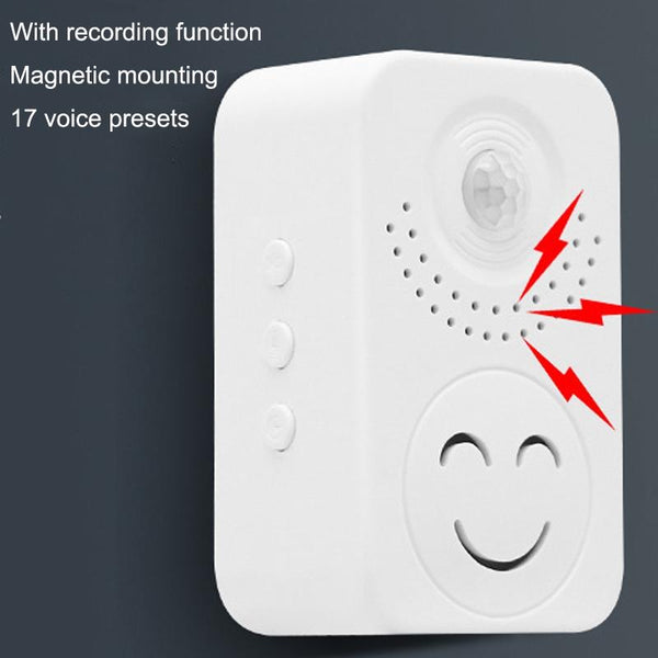 Entrance Voice Broadcaster Small Horn Sensor For Doorbell Use Battery Round Smart Doorbells