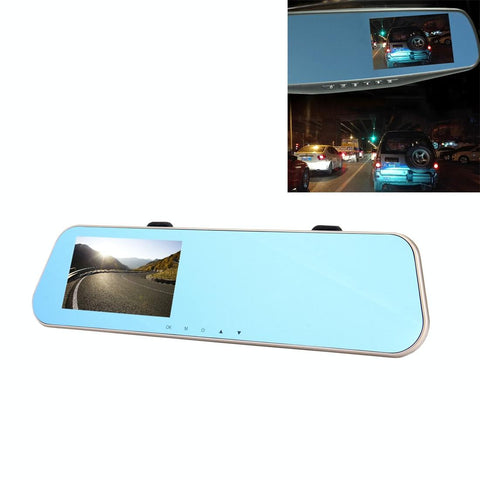 Rearview Mirror Dvr With Left Screen Display Rear View Monitors/Cams & Kits