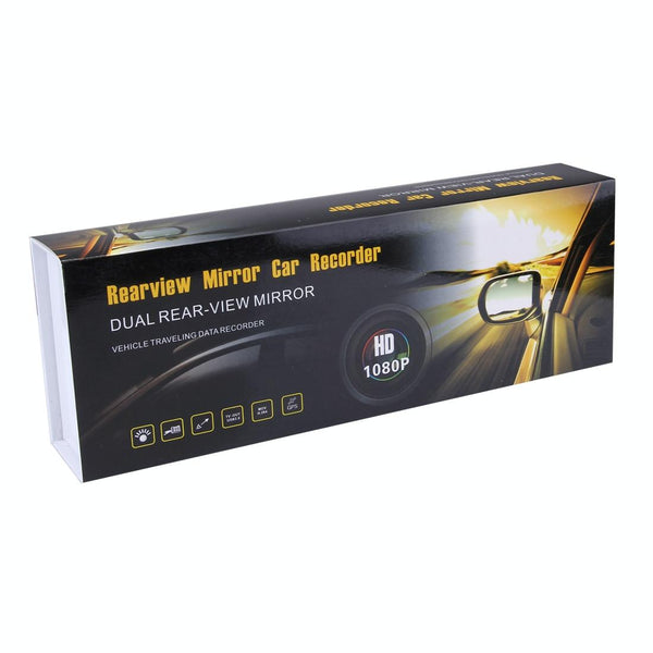 Rearview Mirror Dvr With Left Screen Display Rear View Monitors/Cams & Kits