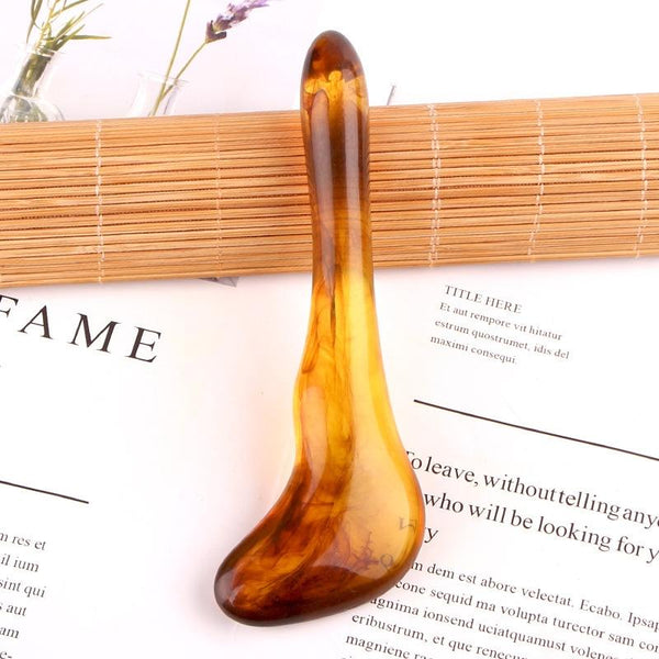 Facial Massage Stick For Relaxation And Acupuncture Amber Colour Massagers