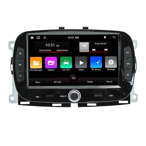 Android Car Navigation System For Fiat 500 Bluetooth Fm Radio 1 + 32G Memory 64G Other Car Video