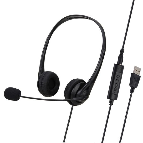 Usb Double Ear Student Headset For Teaching And Office Use Headsets