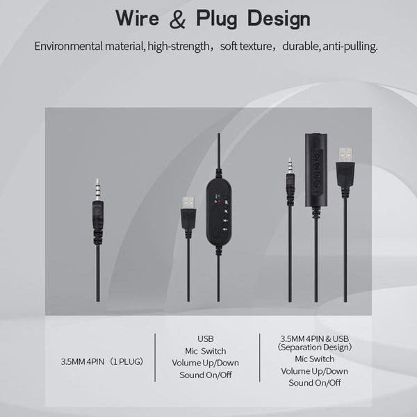 Usb Double Ear Student Headset For Teaching And Office Use Headsets