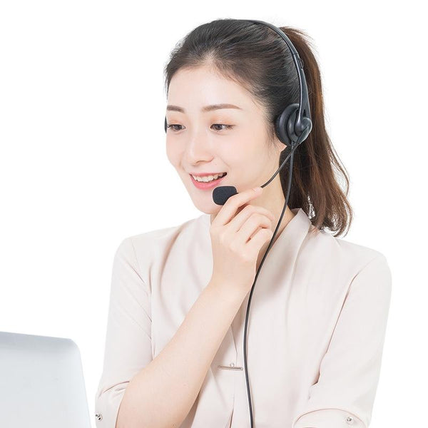 Usb Double Ear Student Headset For Teaching And Office Use Headsets
