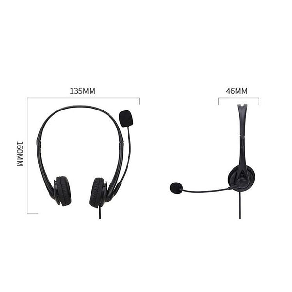 Usb Double Ear Student Headset For Teaching And Office Use Headsets