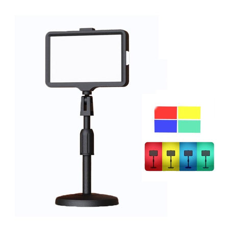 30Cm Bracket Flat Panel Live Fill Light 6 Inch 3200 5500K Three Colour Temperature Other Lighting & Studio