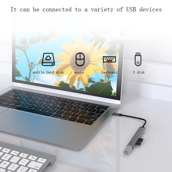 4 In Usb3.0 Type C Extender Dock Usb Cables Hubs & Adapters