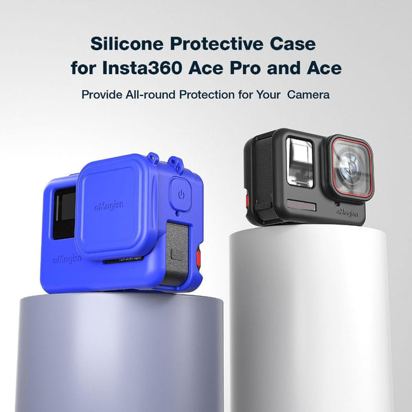 Silicone Case For Insta360 Ace Camera Protect Your Gear_Black Camera Cases Bags & Covers