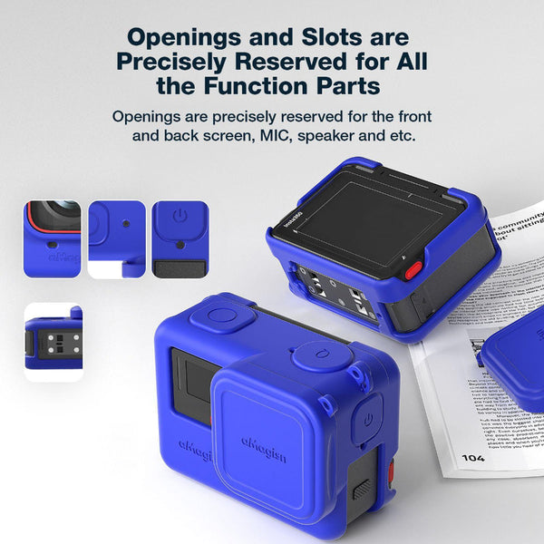 Silicone Case For Insta360 Ace Camera Protect Your Gear_Black Camera Cases Bags & Covers