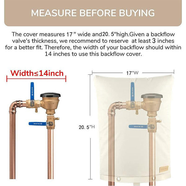 1 Sets Of Anti Freeze Outdoor Faucet Protector 63 X 77Cm Backflow Valve Other Pipe Tools