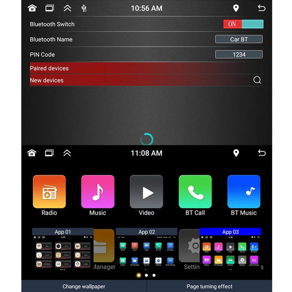 Android Car Navigation System For Mercedes B200 Bluetooth Fm Radio 1 + 32G 64G Other Car Video