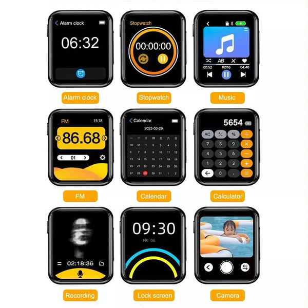 16Gb Mp3 Player With Fhd Camera & Bluetooth 8Gb Ipods & Mp3 Players