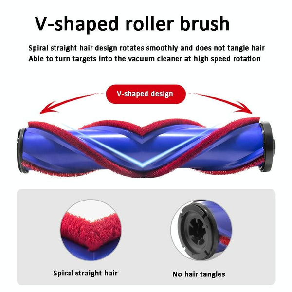 V Shaped Anti Tangle Floor Brush For Vacuum Cleaners Dyson G5 Series Vacuum Cleaner Parts