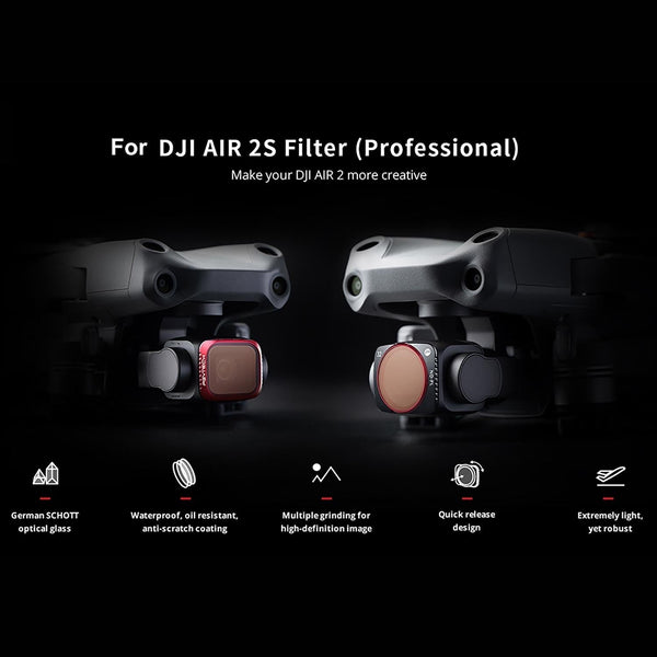 4 In 1 Ndpl Lens Filter Kit For Dji Air 2S Camera Drone Accessories