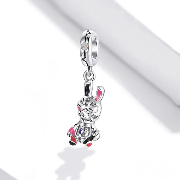 925 Sterling Silver Rabbit Pendant For Diy Bracelets & Necklaces Charms & Pendants