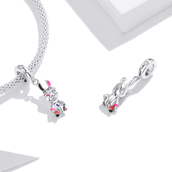925 Sterling Silver Rabbit Pendant For Diy Bracelets & Necklaces Charms & Pendants
