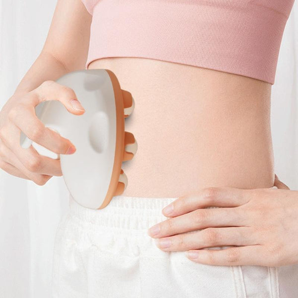 Abdominal Ball Meridian Massager Pink Steel Calf Muscle Relaxation Fits Most Brands Massagers