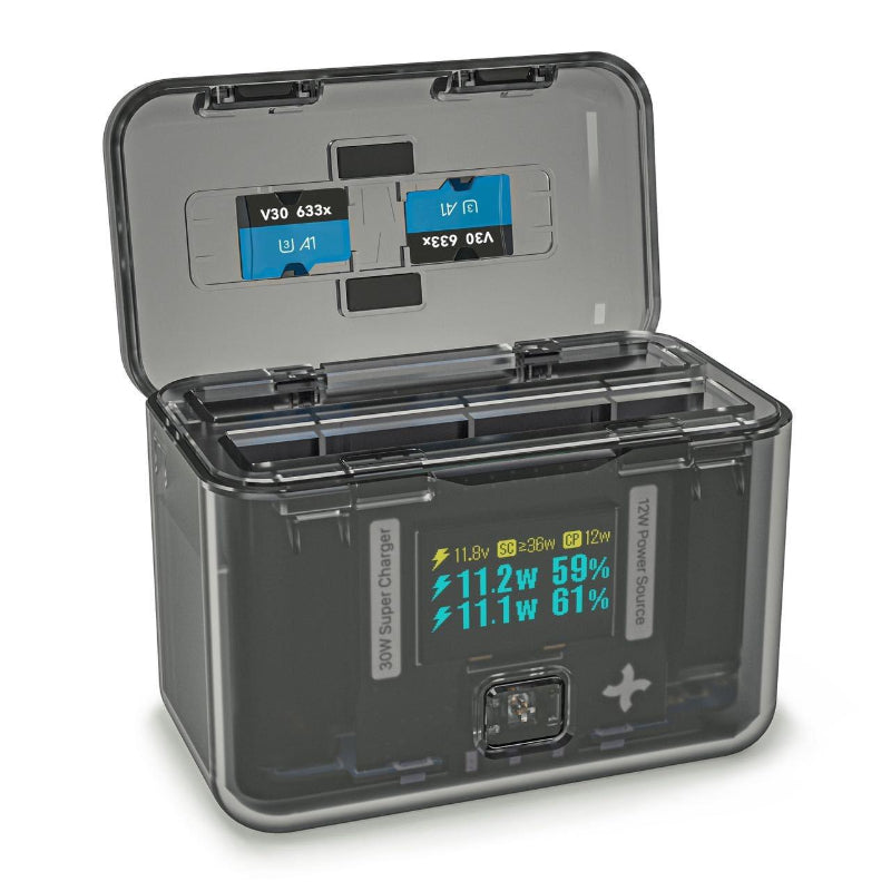 Smart Dual Charging Box For Insta360 X4 Camera Audio And Video Accessory Other Camera & Photo Accs