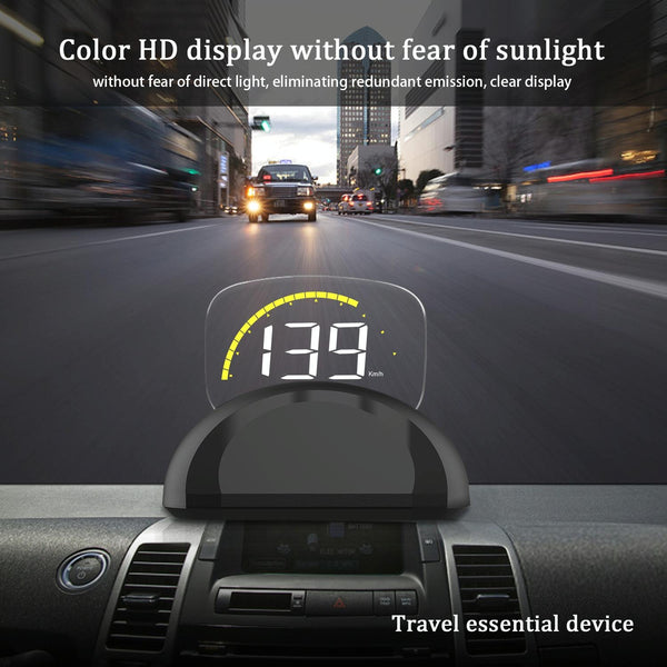 Car Hud Head Up Display With Obd2 & Locator Technology Modes Fault Alarm Other Instruments & Gauges