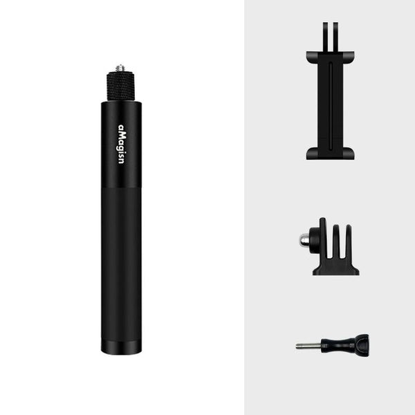 70Cm Straight Pull Selfie Stick For Sports Cameras With 3 Jaw Screw Selfie Sticks