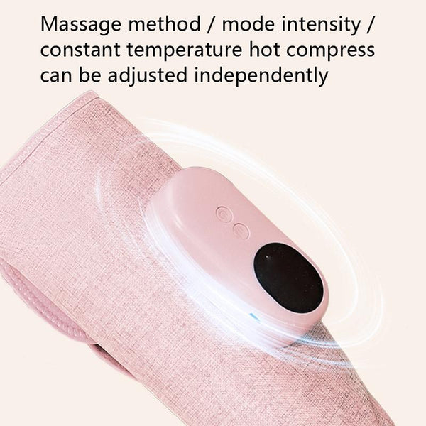 Wireless Leg Massage Pink Double Hot Compress + Air Pressure Massagers