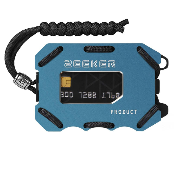 Rfid Metal Card Holder With Bottle Opener Blue Business Card Holders