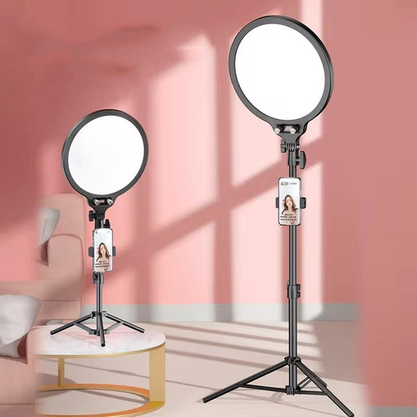 Full Screen Selfie Ring Light Tripod Set For Live Stream 210Cm Height Selfie Lights