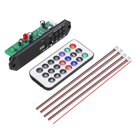 12V Bluetooth Mp3 Decoder Board W / 80W Power Amp & Colour Screen Small Remote Control Ipods & Mp3 Players
