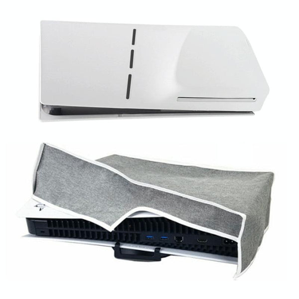 Black Dust Cover For Ps5 Slim Horizontal Disc & Digital Gray Bags Skins & Travel Cases