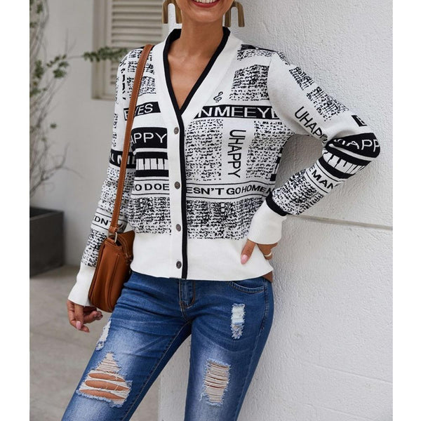 Fashion Cardigan Knit Sweater Jumpers & Cardigans