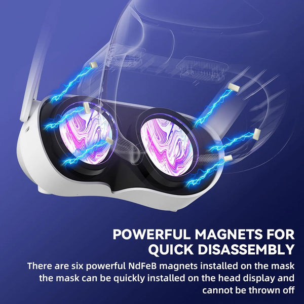 Comfortable Ice Silk Vr Face Cushion For Pico 4 Hibloks 1Pc Controllers & Attachments