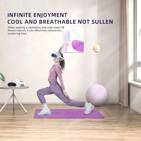 Comfortable Ice Silk Vr Face Cushion For Pico 4 Hibloks 1Pc Controllers & Attachments