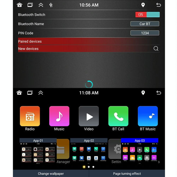 Android Car Navigation System For Ford F150 Bluetooth Fm Radio + 32G 64G Other Car Video