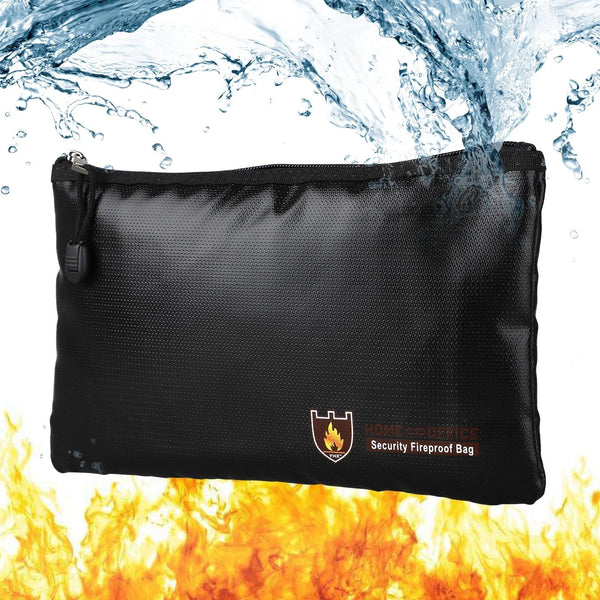 Secure Fireproof Waterproof Bag For Valuables 10.6X6.3 Inch Safes
