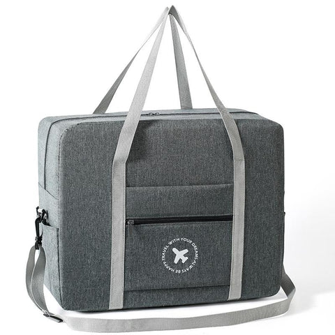 Foldable Travel Bag For Camping Hiking Large Gray Other Luggage