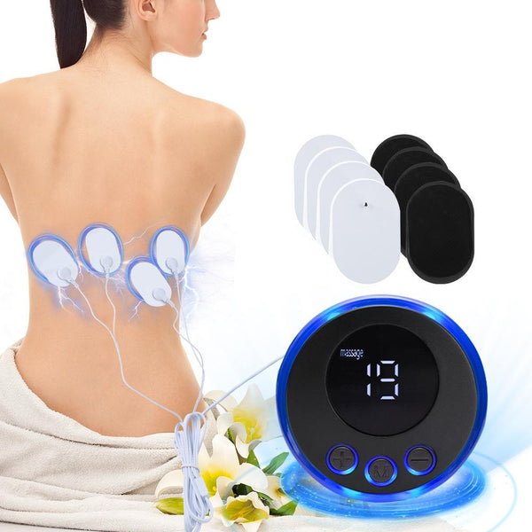 2 In 1 Remote Upgrade Jack For Sc 195B Mini Cervical Massage Stickers Ems Pulse Meridian Therapy Instrument Massagers