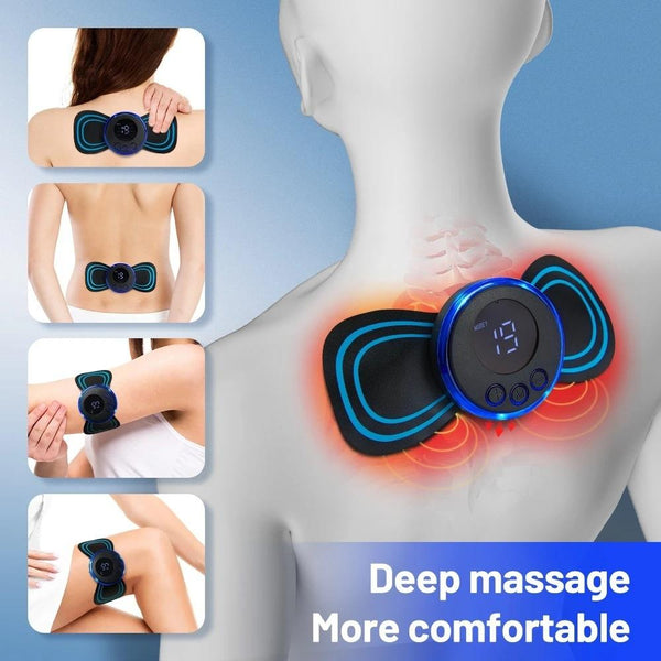 2 In 1 Remote Upgrade Jack For Sc 195B Mini Cervical Massage Stickers Ems Pulse Meridian Therapy Instrument Massagers