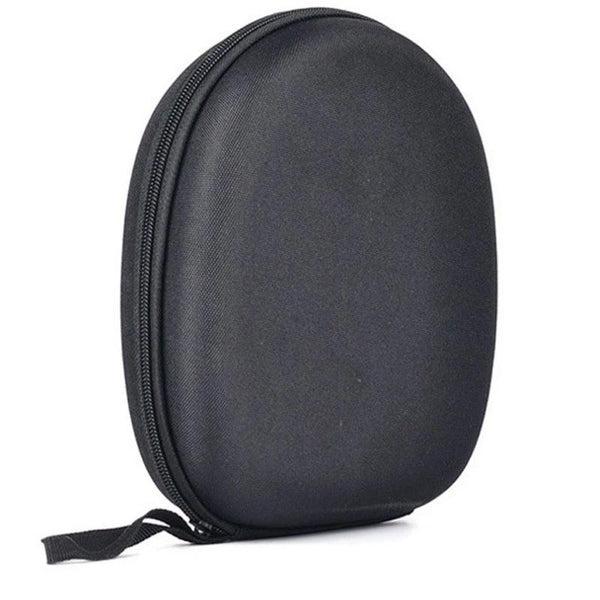 Round Zippered Headphone Storage Bag Portable And Compact Cables & Adapters