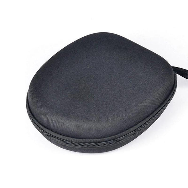 Round Zippered Headphone Storage Bag Portable And Compact Cables & Adapters