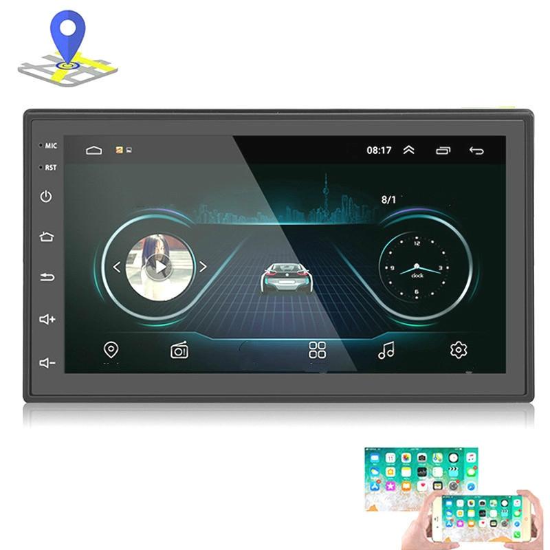 7 Inch Android Car Navigation Mp5 Player With Locator Technology Bluetooth 8 Lights Camera Universal All One Other Car Video