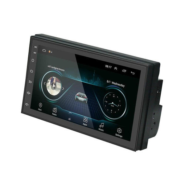 7 Inch Android Car Navigation Mp5 Player With Locator Technology Bluetooth 8 Lights Camera Universal All One Other Car Video