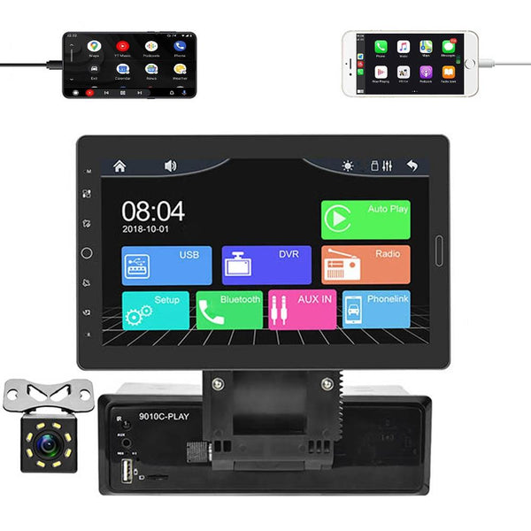 10.1 Inch Full Screen Car Mp5 Player With Wired Carplay + 8 Light Camera Other Car Audio