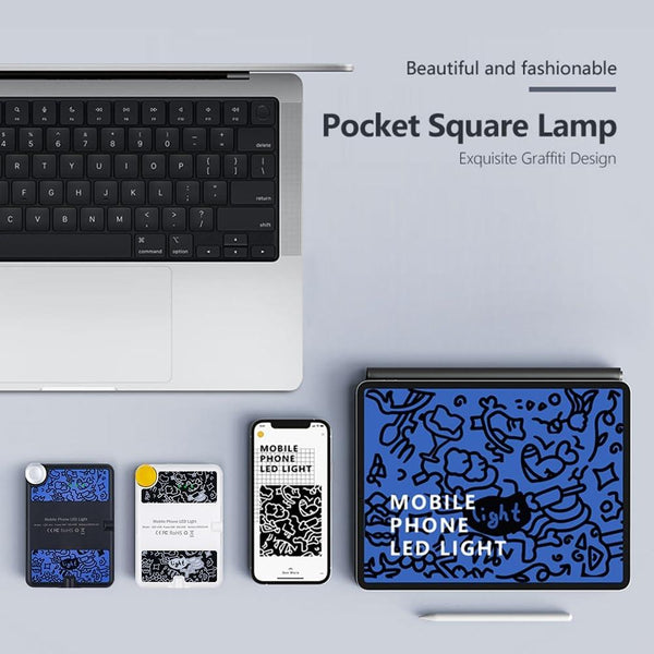 Rechargeable Clip Fill Light 60 Leds 3 Modes Front & Back A Type Blue Other Camera & Photo Accs