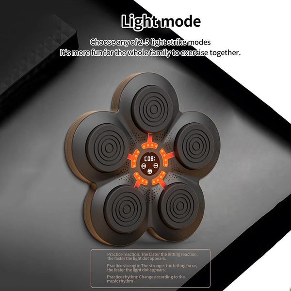 Bluetooth Music Boxing Machine With Wall Mount And Adult Gloves Punching Bags