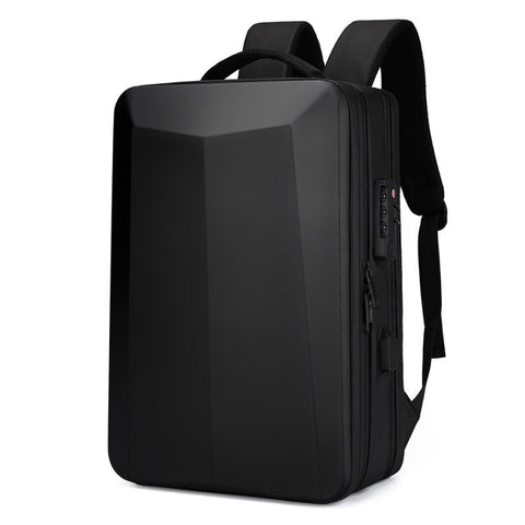 17.3 Gaming Backpack Durable Hard Shell Black Backpacks
