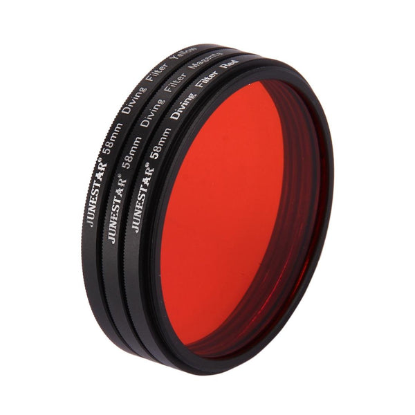 Underwater Lens Filter For Gopro Hero7 / 6 5 58Mm Camera Drone Accessories